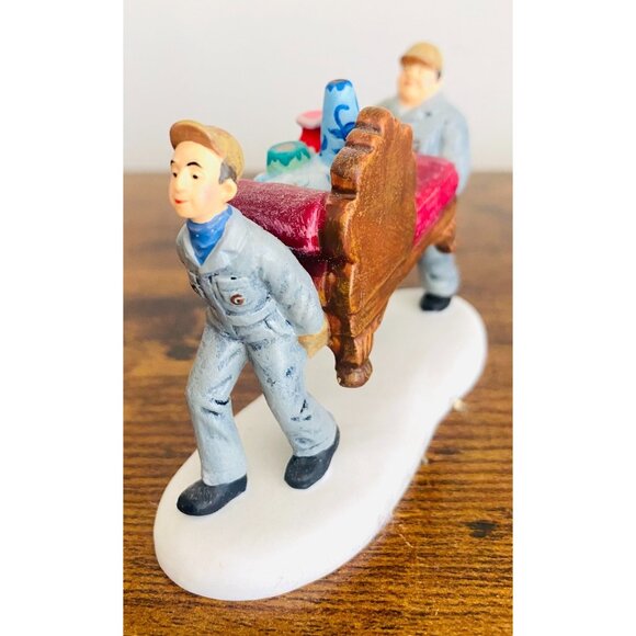 Department 56 Christmas in the City Kid Gloves Moving 59456 Moving Men - Picture 5 of 6